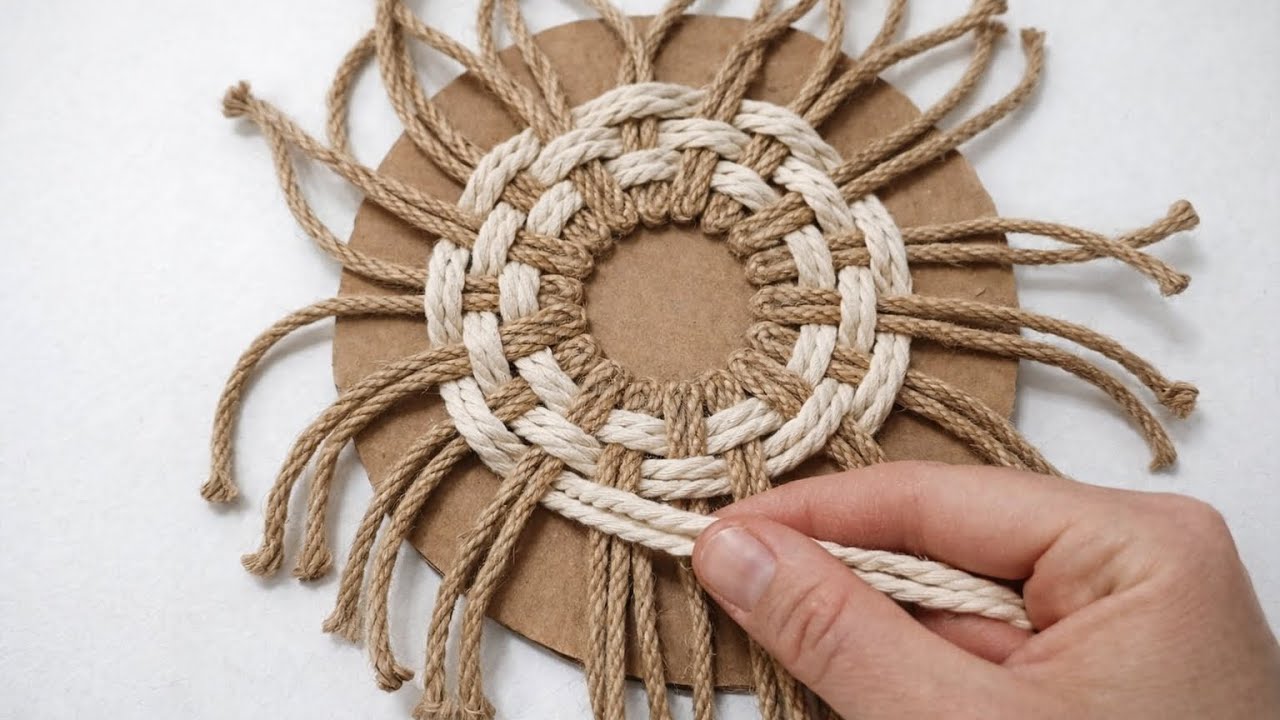 I Turned Cardboard Rolls & Jute Rope Into a Beautiful Organizer- DIY Storage Basket 