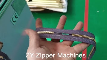 ZY-105M-F Full-automatic metal zipper teeth CNC gapping machine
