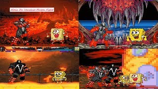 Mugen : Spawn Vs Spongebob (Four Battle) (Request)