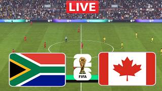 Canada vs South Africa LIVE | FIFA World Cup 2026 | Full Match Streaming | FC 26 Gameplay Simulation