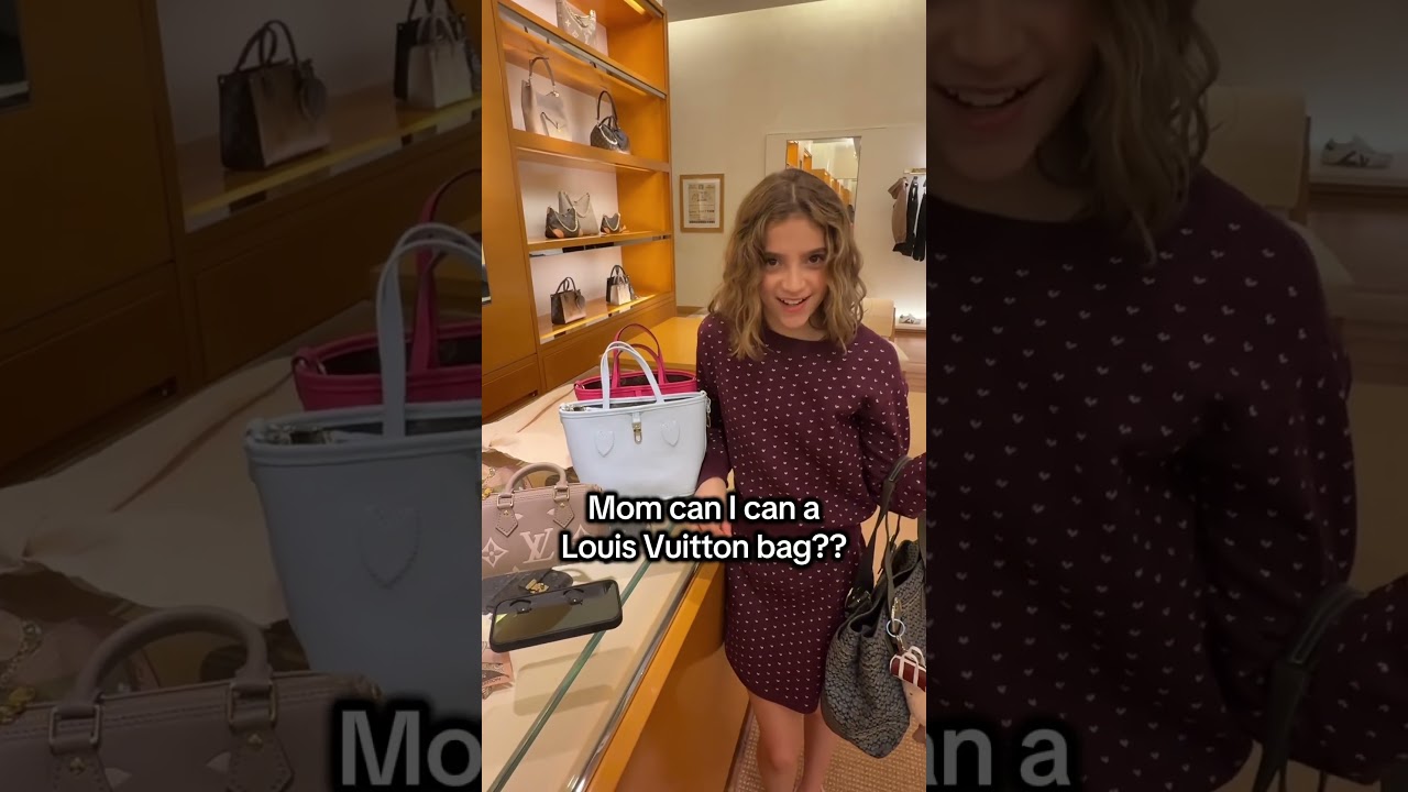 Sure you can have a Louis Vuitton bag! 