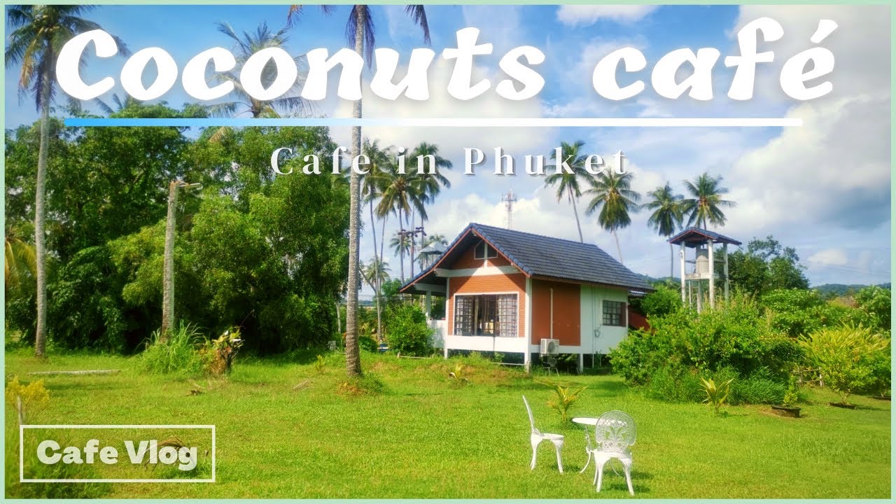 【Coconuts café Phuket】 Cute coffee shop in the middle of A grassland