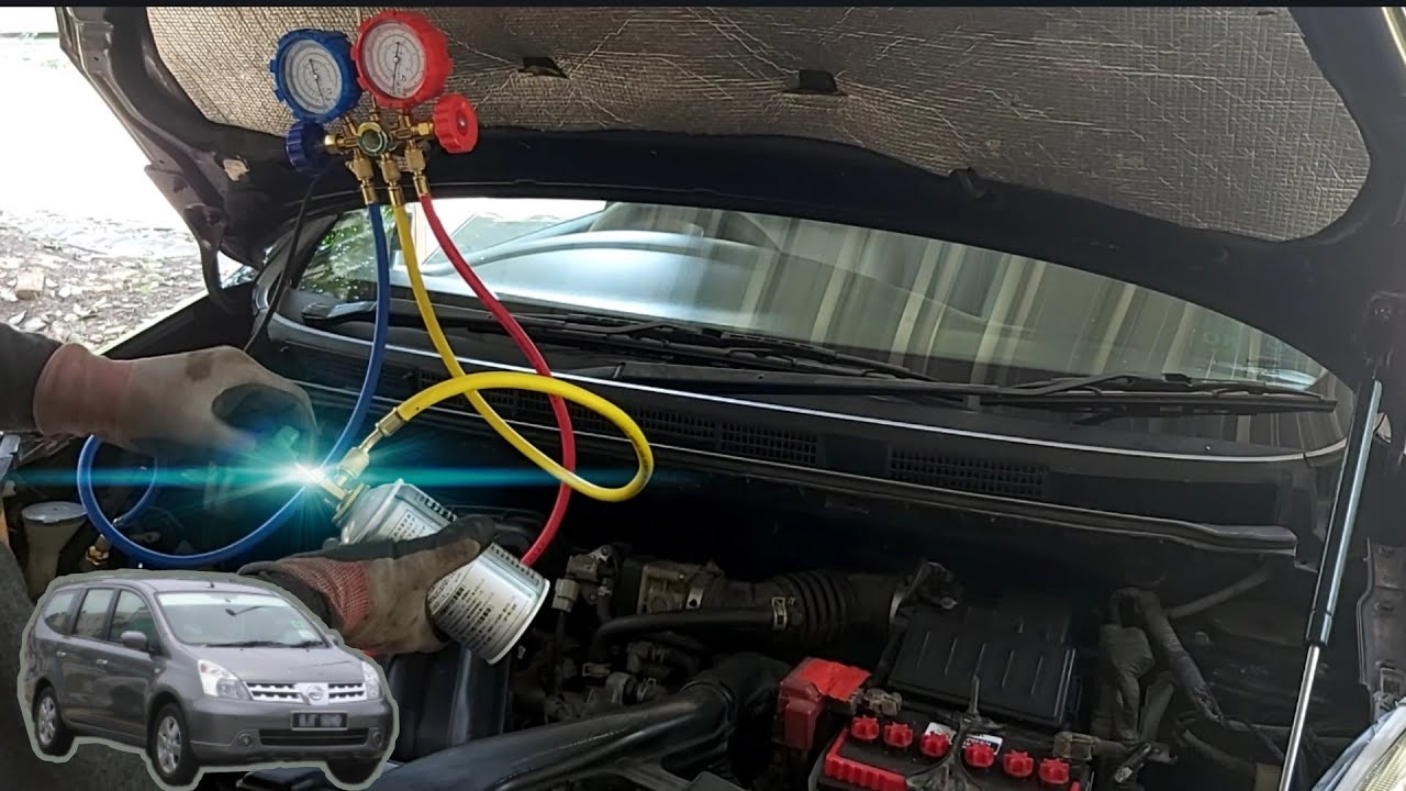 Cara Mengisi Freon AC Mobil Nissan Grand Livina