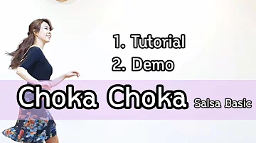 Choka Choka (Basic Salsa) Line Dance (Tutorial+Demo)(Beginner)