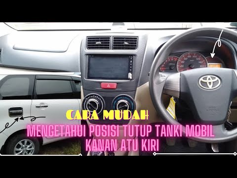 Cara mudah mengetahui posisi tutup tangki Mobil Avanza