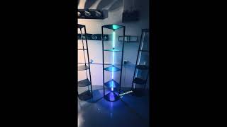 Corner Shelf With RGB Light #lamp #lightingfactory #light #shelfs #rgblighting