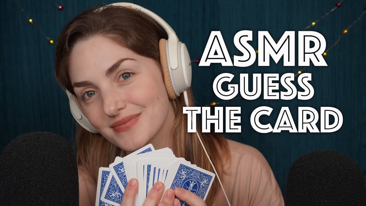ASMR | Card Triggers (guess the card and card games)