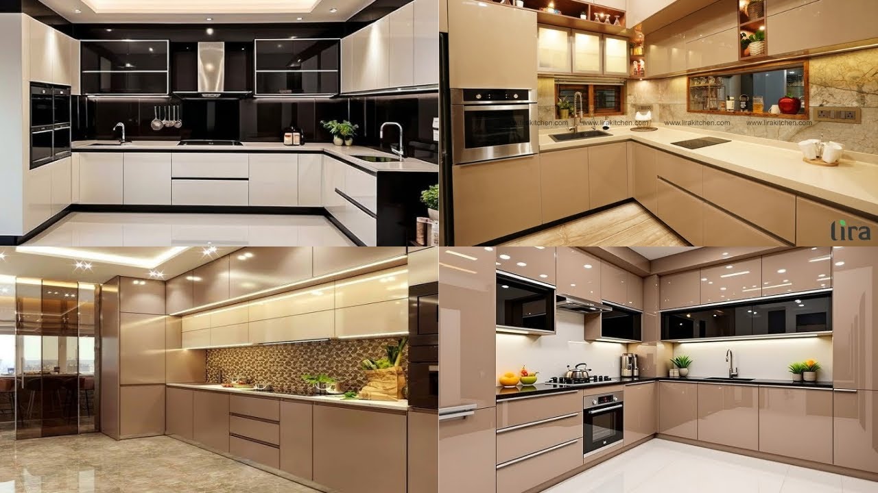 100 Modern Kitchen Design Ideas 2025 | Kitchen Cabinet Colours | Open ...