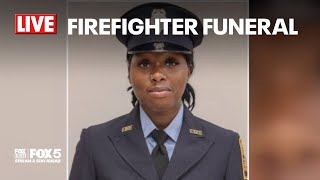 LIVE: Funeral for firefighter who fell to her death at her graduation party