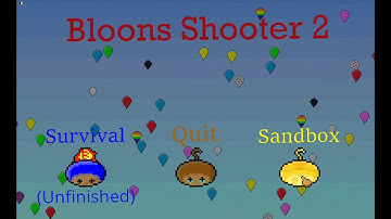 Bloons Shooter 2 New Menu Screens || Mando37Dev #gamedev #bloonsfangame #bloonstd