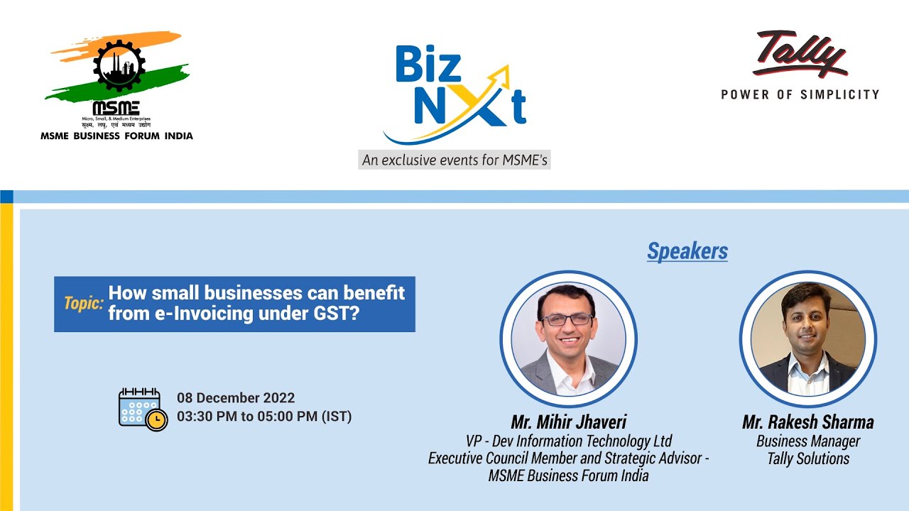How small businesses can benefit from e-Invoicing under GST? | BizNxt