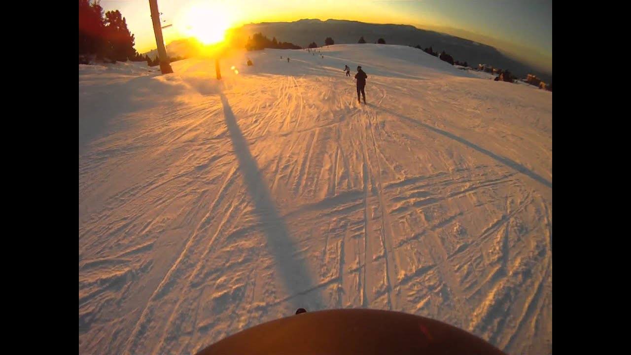 Ski Chamrousse piste rouge + bleu