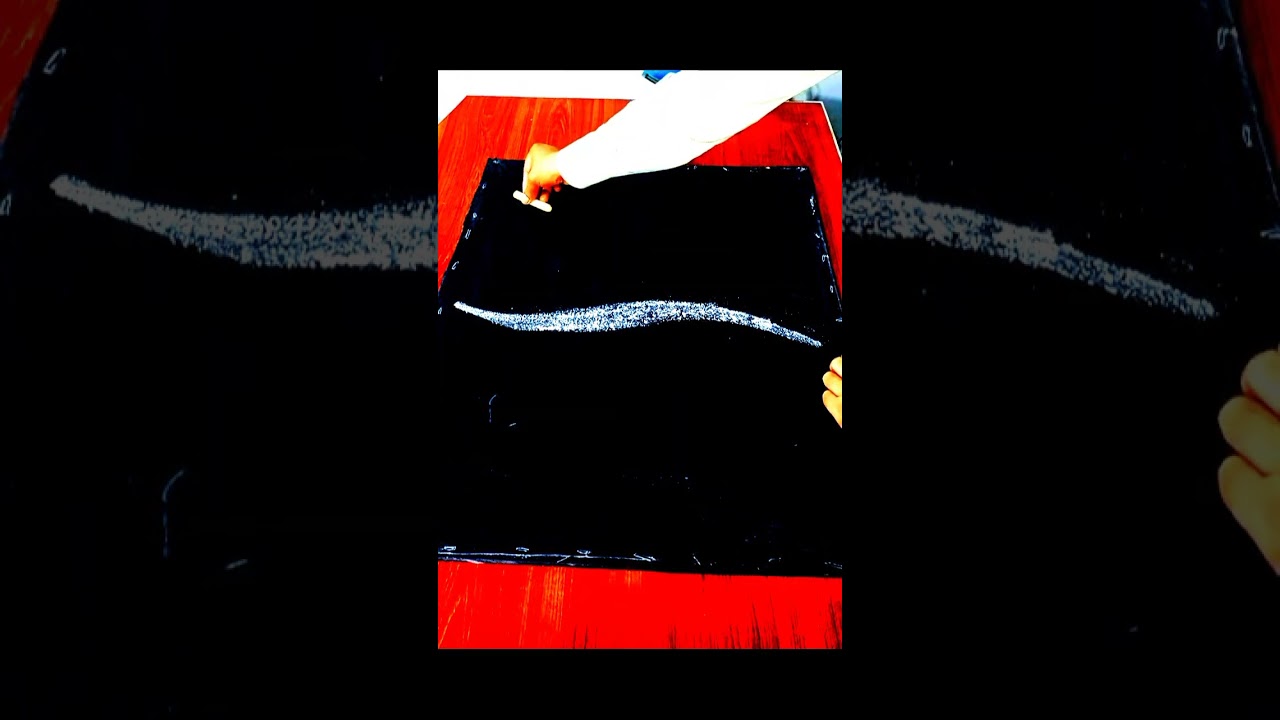 Beautiful Allah Name From Simple Chalk Strokes ✨ | Arabic Art #Shorts