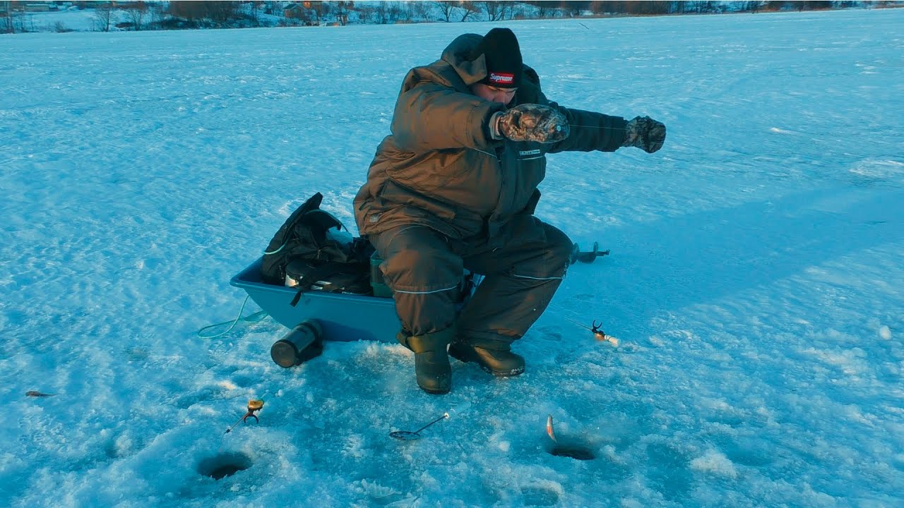 Как то в морозное январское утро отправился на рыбалку... - YouTube