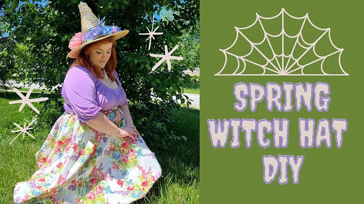 Create Your Own Enchanting Springtime Witch Hat