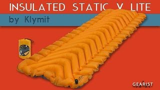 KLYMIT INSULATED STATIC V LITE SLEEPING PAD REVIEW | Gearist