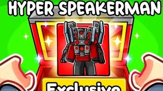 пытаюсь выбить нового Hyper upgraded titan speaker men!