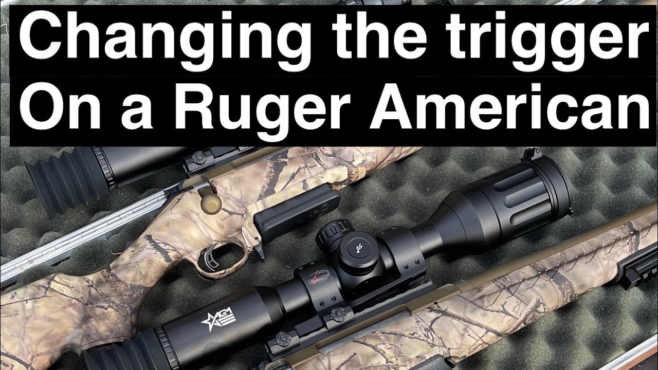 How to Change a trigger on a Ruger American rifle #hunting #rifle #
