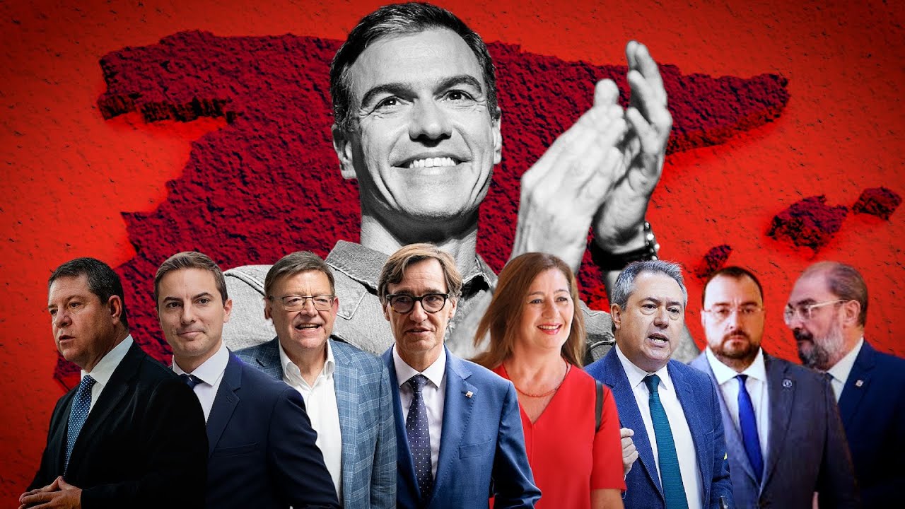 Comparamos los votos de Pedro Sánchez y los barones del PSOE de cada territorio