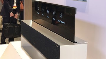 Is this how TVs will looks like in the future - a huge 65" rollable OLED TV from LG