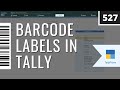 How to Print Barcode Labels in TallyPrime | Tally Barcode Printing - Stickers