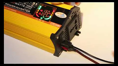 Modified Sine Wave Inverter High Frequency 6000W Peak Power Watt Power Inverter DC 12V to AC 220V