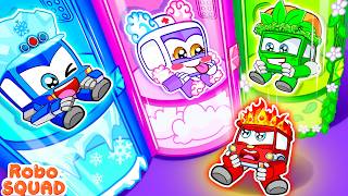 Monster Elevator Adventure! 👾 Don’t Jump in the Elevator 🚫 Safety for Kids | Cartoon by RoboSquad