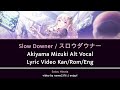 [GAME VER] Slow Downer スロウダウナー Akiyama Mizuki Alt || Project SEKAI Lyric Video || Mizuki Cover