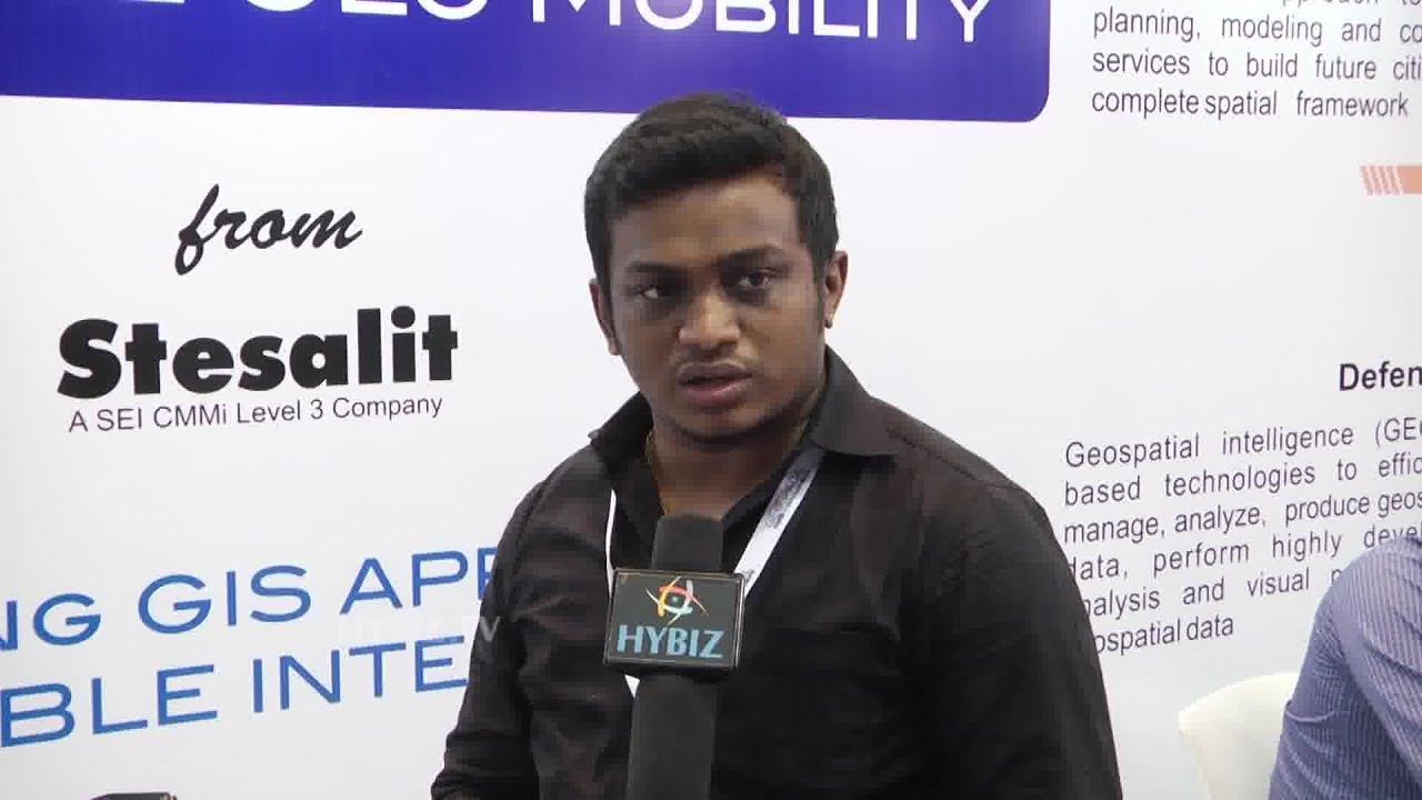 Vignesh At India Geospatial Forum 2015 - Hybiz.tv