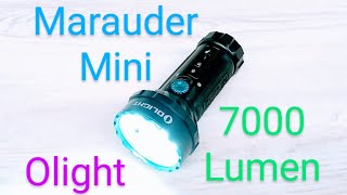 The Best of Olight! Olight Marauder Mini 7000 Lumen Fluter Thrower RGB Led Taschenlampe  Review