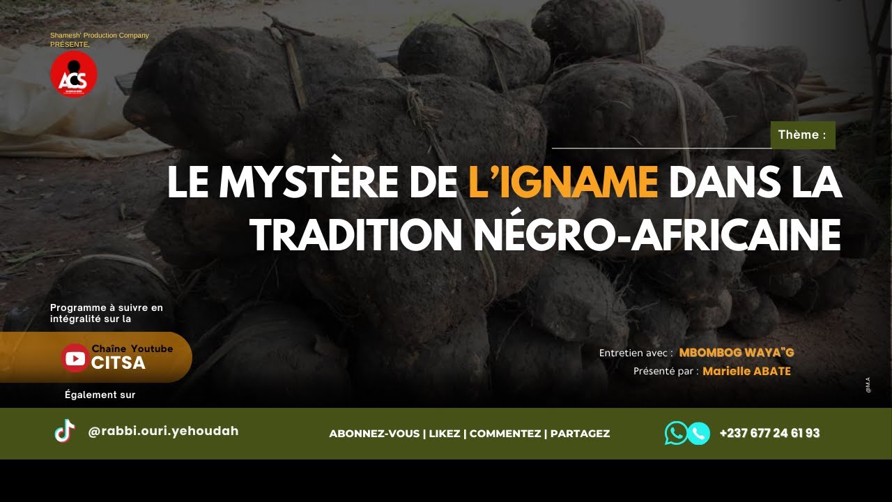 AU COEUR DU SECRET EPI100: LE MYSTERE DE L'IGNAME SELON LA SAGESSE PROFONDE DE LA MYSTIQUE AFRICAINE