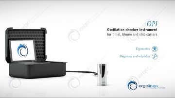 OPI - Mould oscillation monitoring system and oscillator checker - ergolines lab - Trieste (Italy)