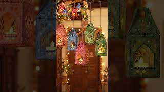 Diwali Decor Idea: Royal Entrance with Paper Lanterns