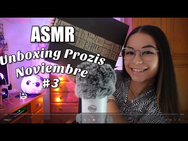 ASMR UNBOXING CAJA PROZIS #3🏋🏽‍♀️| (Talking + Soft Spoken en español | ASMR para dormir - Pandasmr