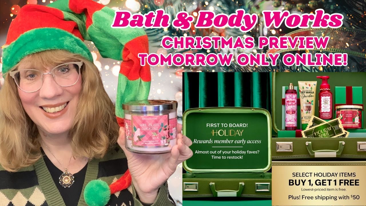 Предварительный рождественский обзор Bath & Body Works — ТОЛЬКО ЗАВТРА ОНЛАЙН!