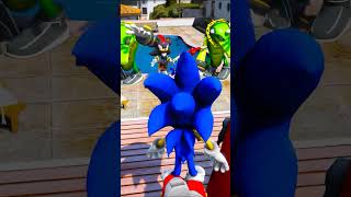 GTA V Hulk, Super Man And Sonic Baby Is Kidnaped, And Rescue Ending 👶 #shorts #sonic #viral #hulk