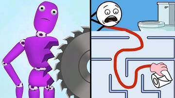 RAGDOLL BREAK: Fun Puzzle vs MAZE CRAZE Satisfying Huge Update FreeGameplay,All Android Videos.