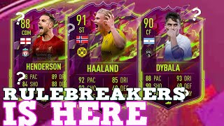 RULEBREAKERS IS HERE!! MARKET CRASH INCOMING & PLAYERS WITH LINKS RISING? FIFA 22 Ultimate Team