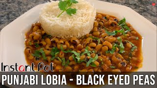 Instant Pot Black Eyed Peas Curry  Lobia Masala