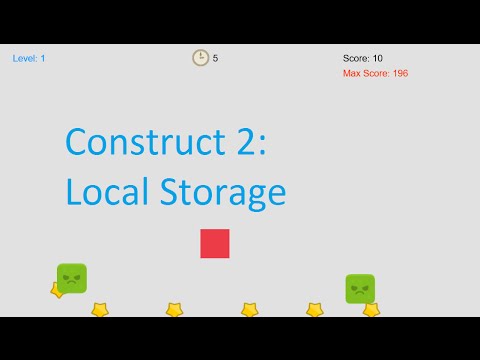 Local Storage in Construct 2
