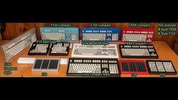 Full size and other Brand New Model F Keyboards major project launch today! Typing test and teardown