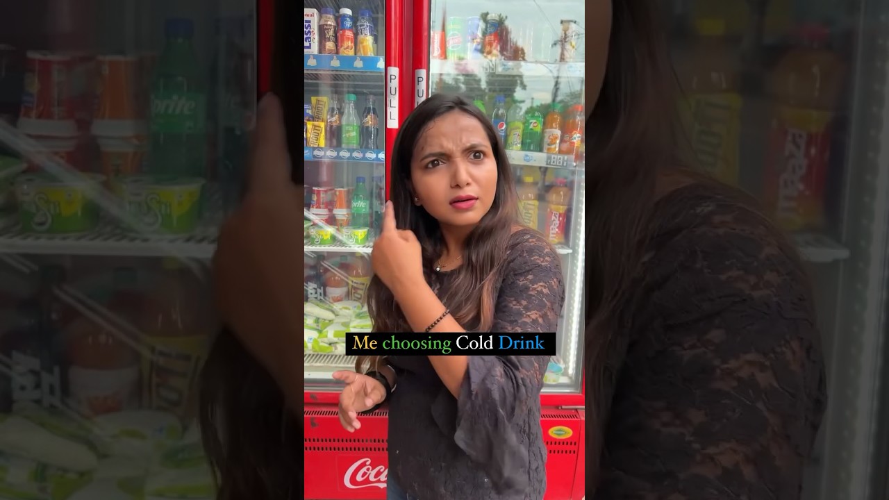 Cold Drink mh bhi itna sochna padhta hai 🥲 #shorts #viral #thought