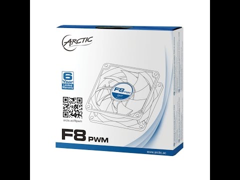 Arctic Fan F8 PWM unboxing