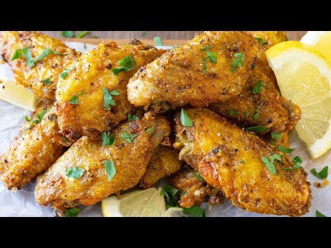 Crispy Baked Lemon Pepper Wings