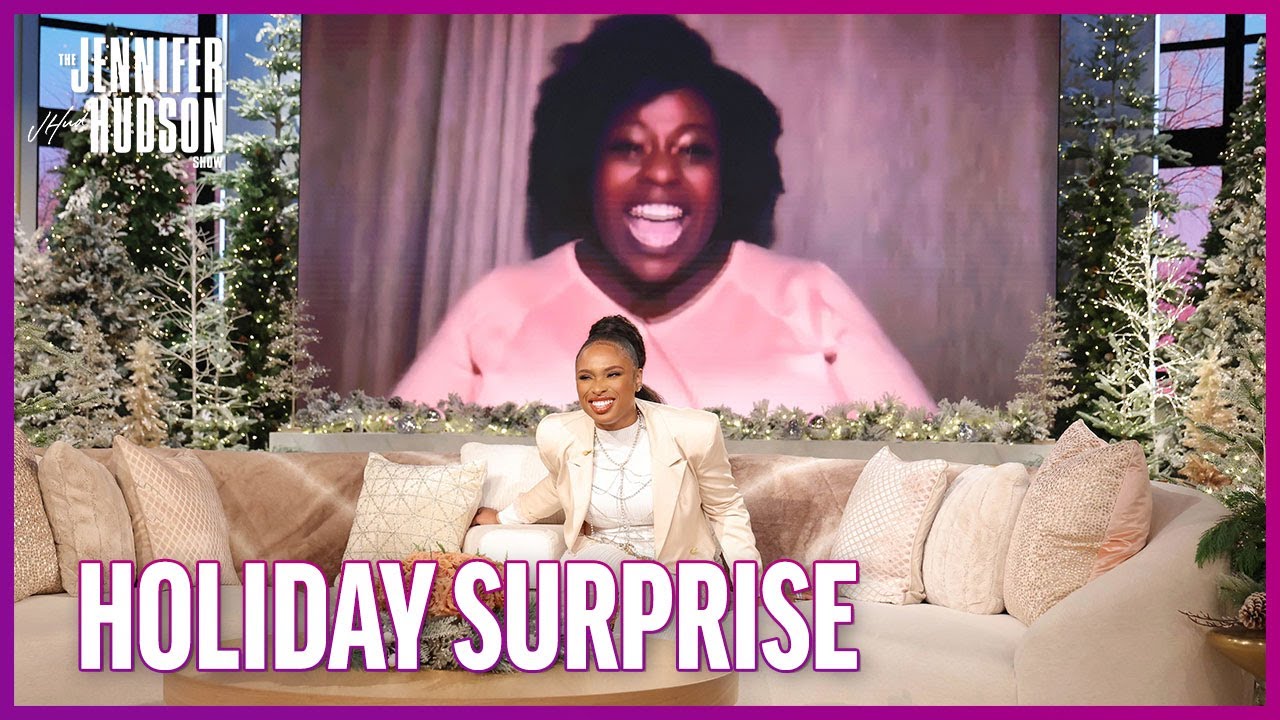 Jennifer Hudson Surprises a Mother of 2 with Mama Hud’s Holiday