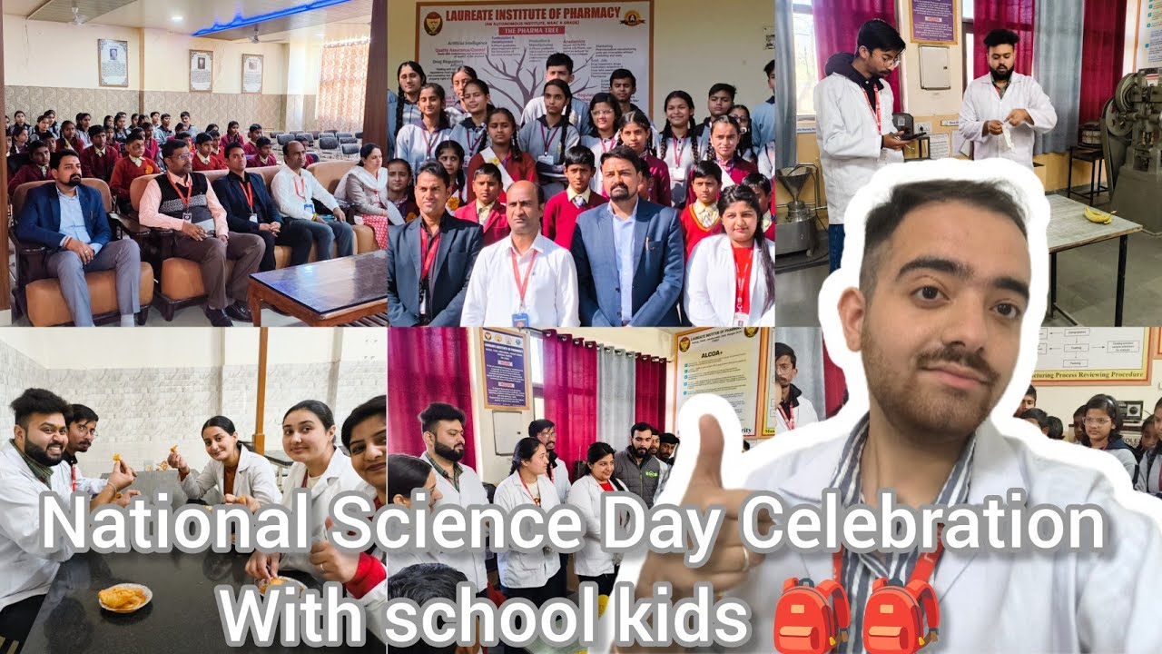 National science day celebration at laureate Institute of Pharmacy with school kids #laureate #viral