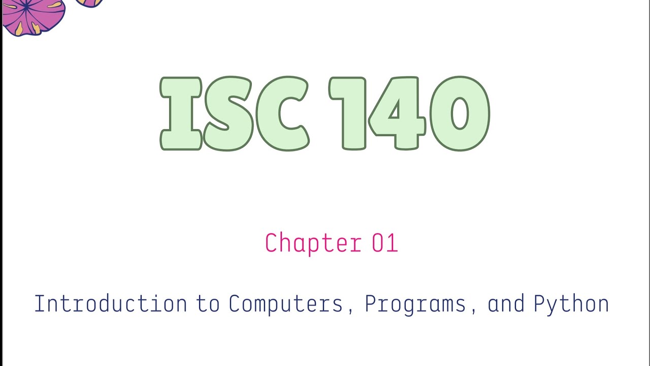 Lecture 01 ISC 104 (Programming and Problem solving) | KU جامعه الكويت
