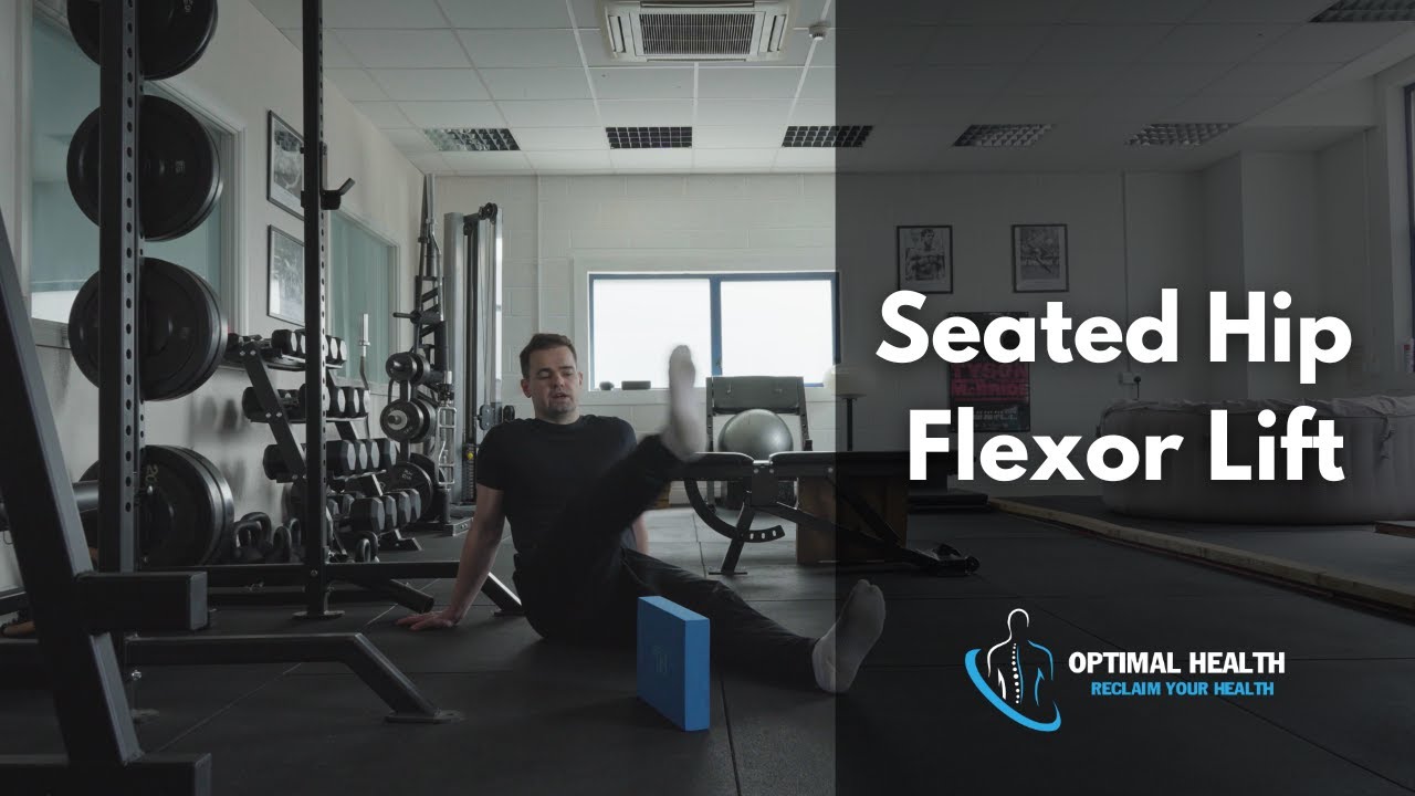 Seated Hip Flexor Lift - YouTube