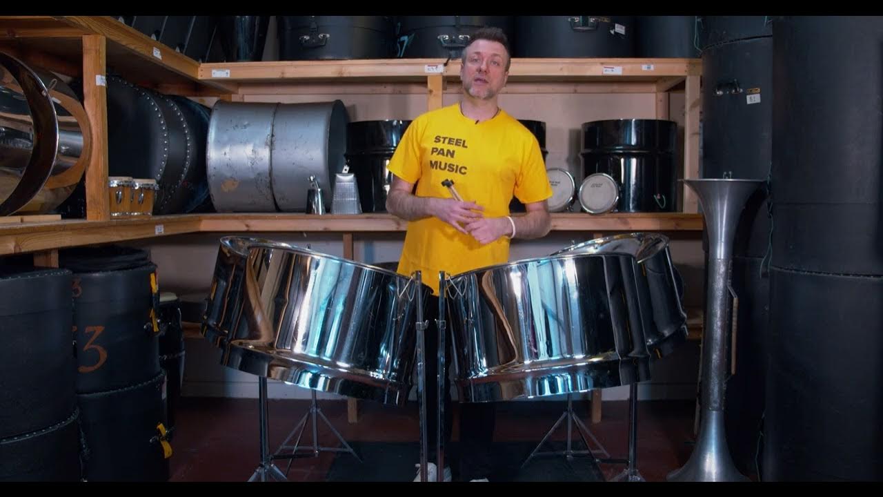 4 Pan Cello Steel Pan Instrument. Demo. YouTube
