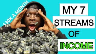 My 7 Streams Of Income At Age 21 For $30K A Month